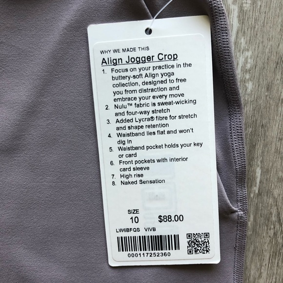 Lululemon Align Jogger Crop *23" - VIVB - Picture 7 of 14